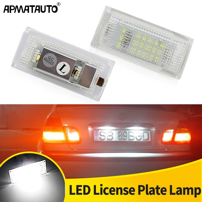 2pcs LED Rear License Number Plate Light Tag Lamps Canbus White For BMW E46 2D M3 1998-2003 OEM#51137031085 Car Accessories
2pcs LED Rear License Number Plate Light Tag Lamps Canbus White For BMW E46 2D M3 1998-2003 OEM#51137031085 Car Accessories