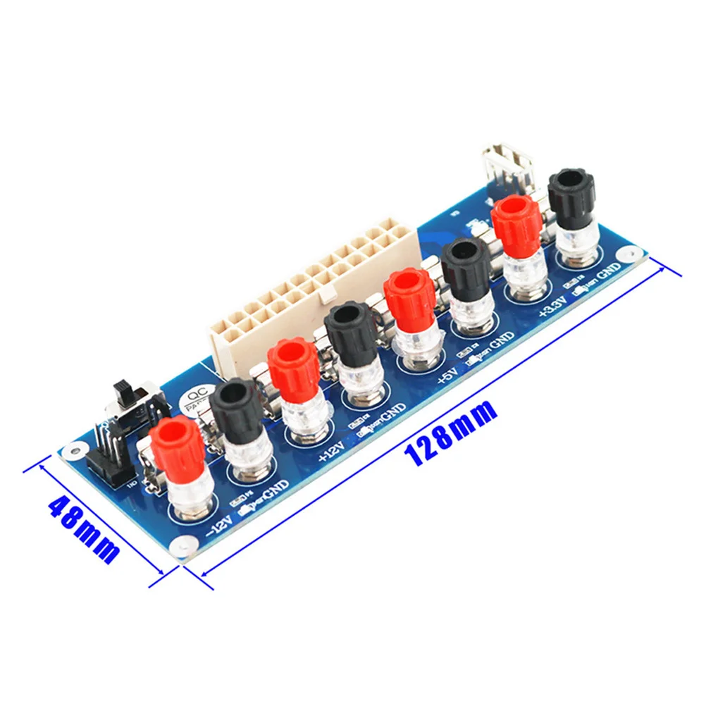 Atx Power Board 20-Pin 24-Pin Transfer Adapter Board Acrylic Base LED Indicator Power Output Terminal Module Computer Part
Atx Power Board 20-Pin 24-Pin Transfer Adapter Board Acrylic Base LED Indicator Power Output Terminal Module Computer Part