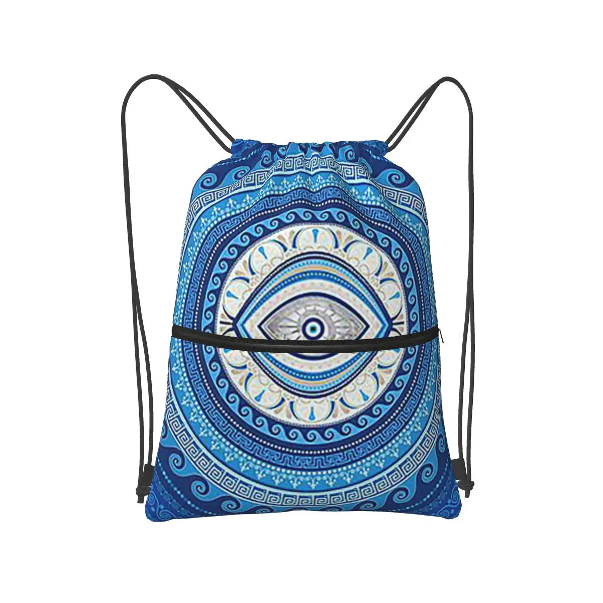 Greek Mati Mataki Greek Evil Eye Ornament Backpacks Fashion Drawstring Bags Sports Bag Book Bags for Travel School
Greek Mati Mataki Greek Evil Eye Ornament Backpacks Fashion Drawstring Bags Sports Bag Book Bags for Travel School