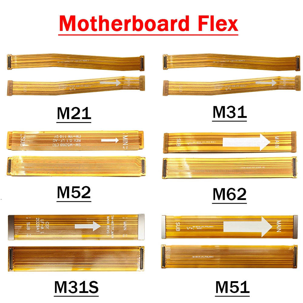 10 шт., гибкий кабель материнской платы для Samsung M52 M526B M62 M625F M32 M53 M54 5G M22, разъем материнской платы, ЖК-дисплей, гибкая материнская плата
10 шт., гибкий кабель материнской платы для Samsung M52 M526B M62 M625F M32 M53 M54 5G M22, разъем материнской платы, ЖК-дисплей, гибкая материнская плата