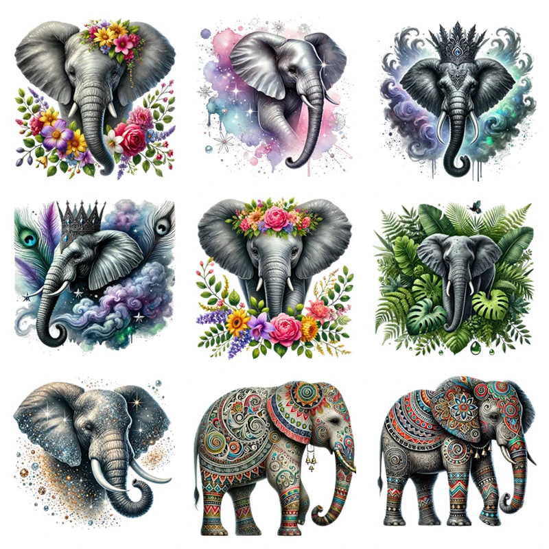 Thermoadhesive Patches for Clothing,Heat Transfer,Iron On Patches for Clothing, DIY T-shirt Sticker,Elephant Head flower forest
Thermoadhesive Patches for Clothing,Heat Transfer,Iron On Patches for Clothing, DIY T-shirt Sticker,Elephant Head flower forest