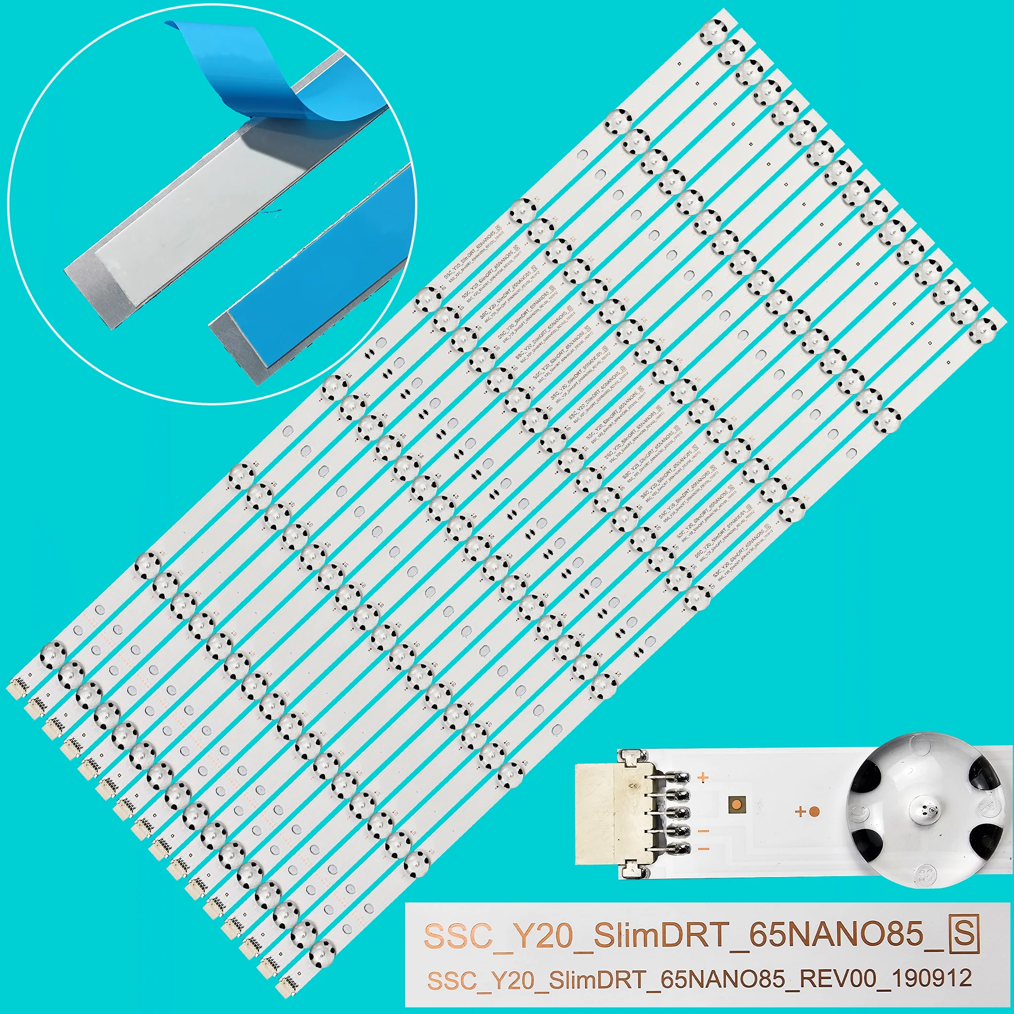 LED BackLight Strip For 65NANO91WNA 65NANO90VNA 65NANO90UNA 65NANO91ANA 65NANO916 65NAN0916NA 65NANO91TNA
LED BackLight Strip For 65NANO91WNA 65NANO90VNA 65NANO90UNA 65NANO91ANA 65NANO916 65NAN0916NA 65NANO91TNA