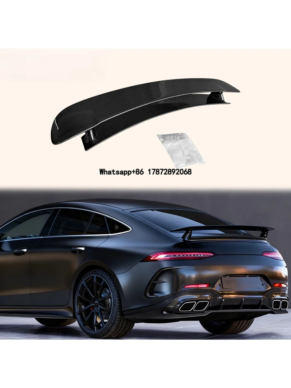 For GT 50 17-21 Dry Carbon KZ Style Rear Trunk GT Spoiler
For GT 50 17-21 Dry Carbon KZ Style Rear Trunk GT Spoiler