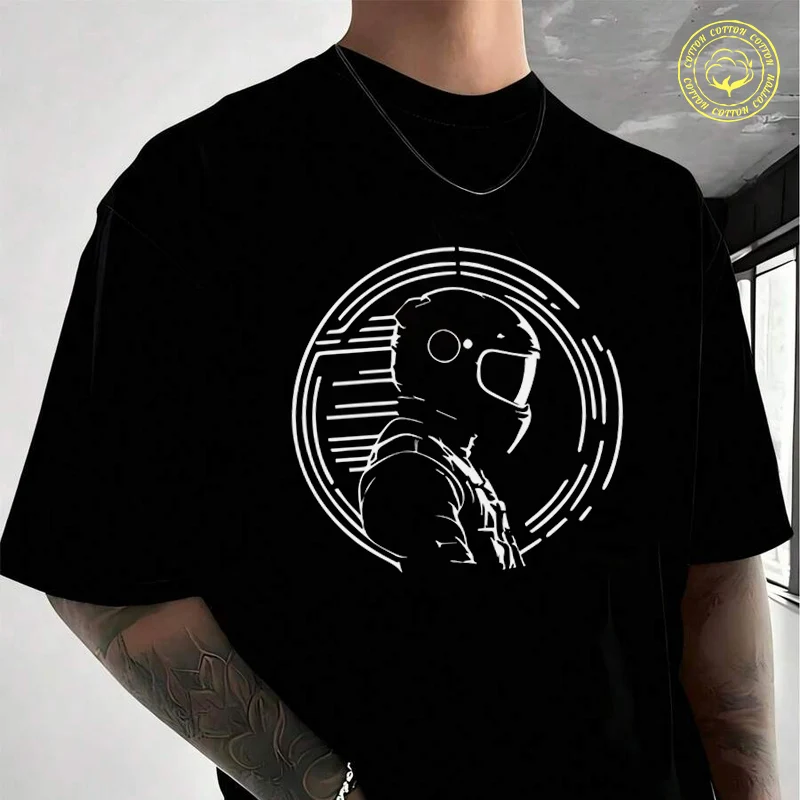 Rider Helmet Print Men's Cotton T-Shirt Moto New Casual O-neck Short Sleeve Summer Streetwear Tees
Rider Helmet Print Men's Cotton T-Shirt Moto New Casual O-neck Short Sleeve Summer Streetwear Tees