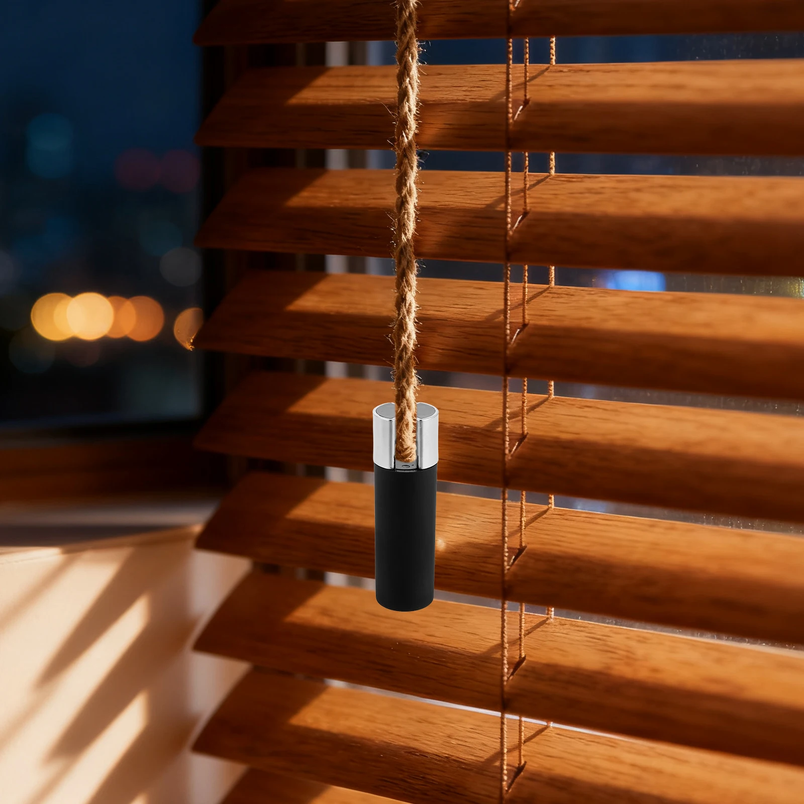 6Pcs Curtain Cord Drop Weighted Handle Black 3.14x0.98x0.98 Blind Cord Pull Ends for Roller Vertical Window Blinds Accessories
6Pcs Curtain Cord Drop Weighted Handle Black 3.14x0.98x0.98 Blind Cord Pull Ends for Roller Vertical Window Blinds Accessories