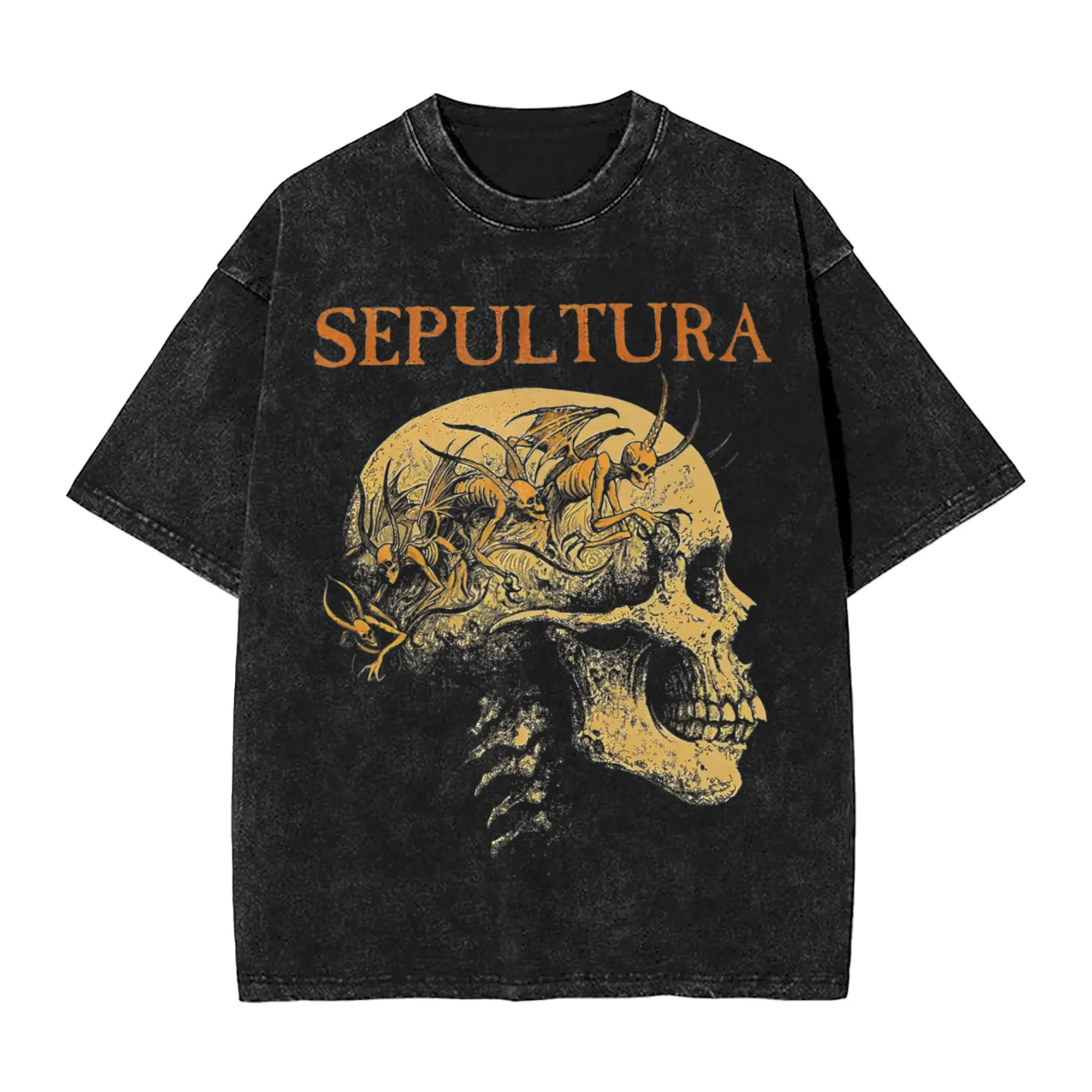 Harajuku Washed Shirts Sepultura Rock Band Accessories Cool T Shirt High Street Death Metal Streetwear 100% Cotton Tops Tees
Harajuku Washed Shirts Sepultura Rock Band Accessories Cool T Shirt High Street Death Metal Streetwear 100% Cotton Tops Tees