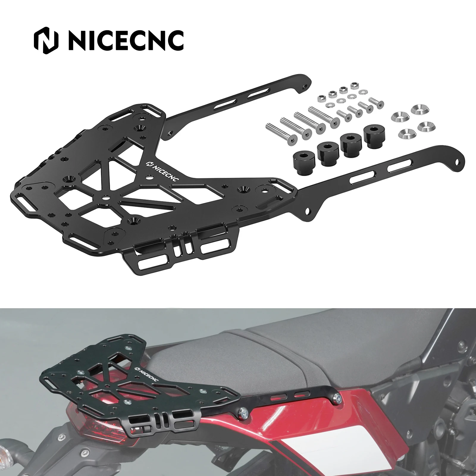 For 2020-2024 Yamaha Tenere 700 Rally Grab Handles/Rear Luggage Rack Topcase Mount Bracket Plate for Yamaha Tenere 700 2019-2024
For 2020-2024 Yamaha Tenere 700 Rally Grab Handles/Rear Luggage Rack Topcase Mount Bracket Plate for Yamaha Tenere 700 2019-2024