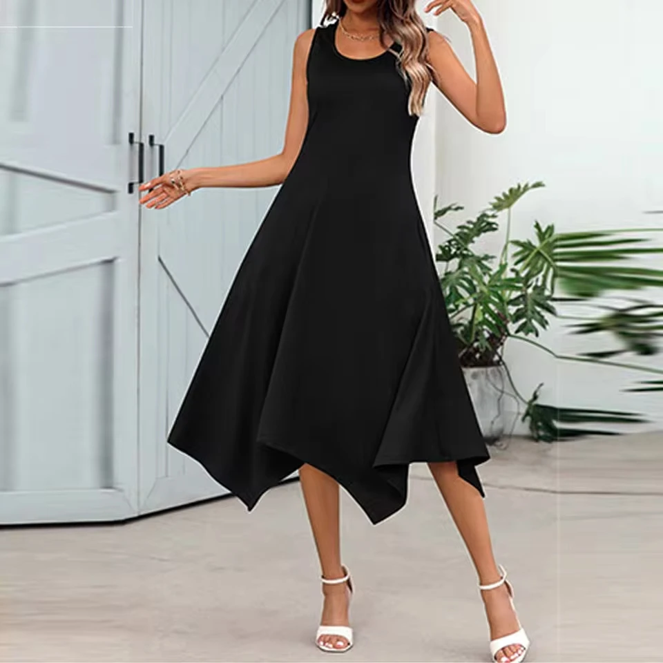 Dresses For Women 2025 Casual Plus Size Women'S Casual Summer Dress Sleeveless Hankerchief Hem Maxi Tank Ropa Para Mujer
Dresses For Women 2025 Casual Plus Size Women'S Casual Summer Dress Sleeveless Hankerchief Hem Maxi Tank Ropa Para Mujer