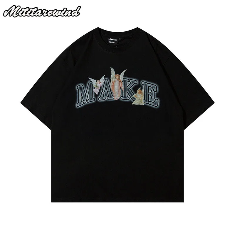 China-chic Streetwear High Street Oversize Couple Tees 2023 Summer Digital Print Angle Hip Hop Loose T-shirts Men's And Women's
China-chic Streetwear High Street Oversize Couple Tees 2023 Summer Digital Print Angle Hip Hop Loose T-shirts Men's And Women's