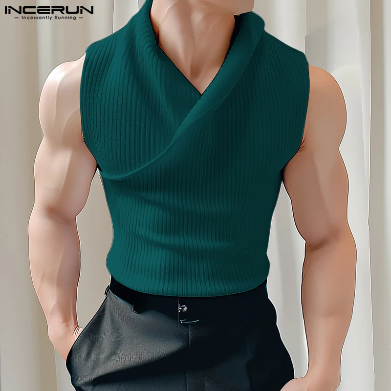 2024 Men Tank Tops Solid Color V Neck Sleeveless Knitted Casual Male Vests Streetwear Summer Fashion Men Clothing S-5XL INCERUN
2024 Men Tank Tops Solid Color V Neck Sleeveless Knitted Casual Male Vests Streetwear Summer Fashion Men Clothing S-5XL INCERUN
