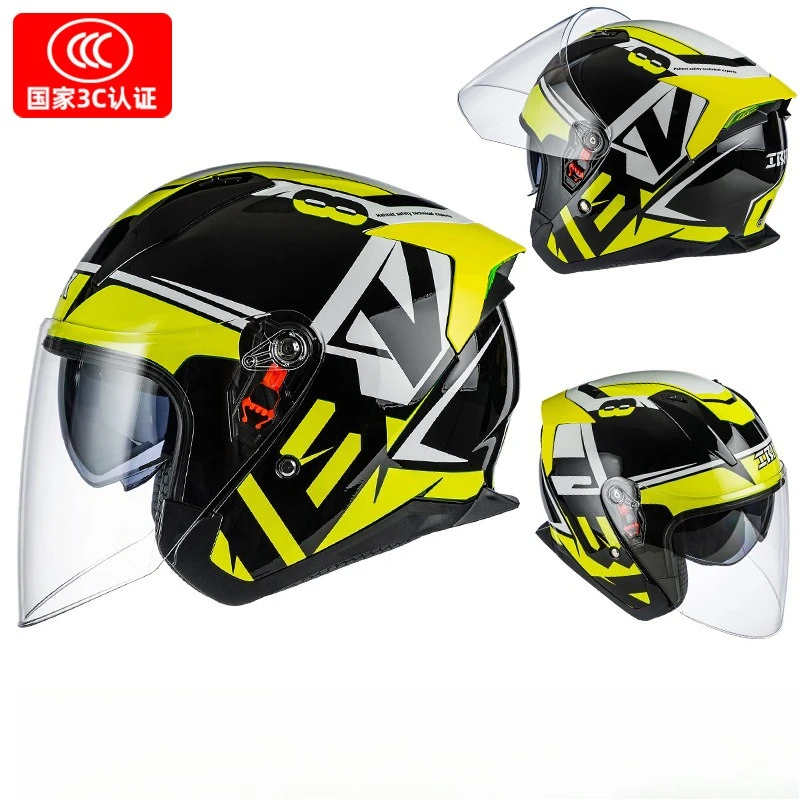 Lightweight Motorcycle Helmet Motorbike 3/4 Half Helmet For Men Women Four Seasons Universal DOT Certification Capacete De Moto
Lightweight Motorcycle Helmet Motorbike 3/4 Half Helmet For Men Women Four Seasons Universal DOT Certification Capacete De Moto