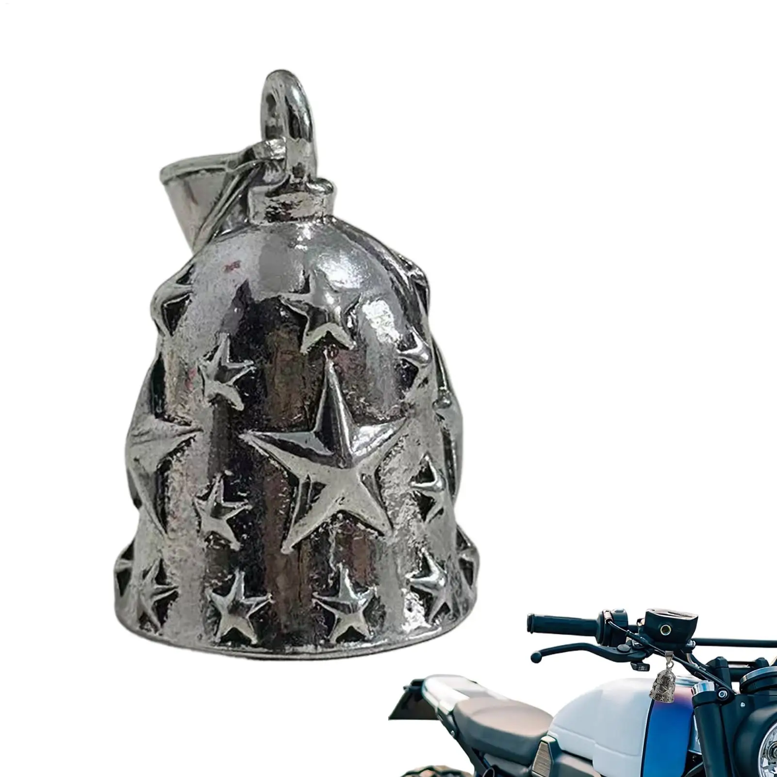 Мотоциклетный звонок | Прочный орнамент с тисненой звездой | Брелок-брелок с колокольчиком для езды на мотоцикле для городских поездок на выходные
Мотоциклетный звонок | Прочный орнамент с тисненой звездой | Брелок-брелок с колокольчиком для езды на мотоцикле для городских поездок на выходные