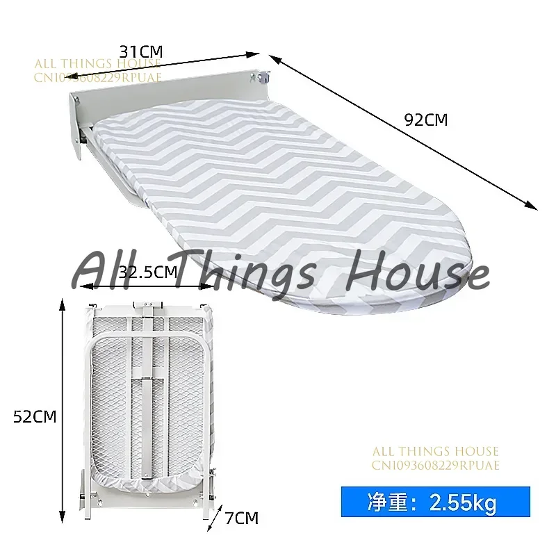 Cross Border Stable Household Wall Mounted Portable Folding Wall Mounted Ironing Board 
Cross Border Stable Household Wall Mounted Portable Folding Wall Mounted Ironing Board