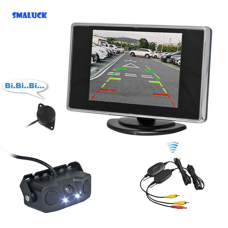 SMALUCK беспроводной 3,5 "TFT LCD HD автомобильный монитор IP68 Водонепроницаемый парковочный радар Датчик заднего хода Автомобильная фотокамера помощи при парковке
SMALUCK беспроводной 3,5 "TFT LCD HD автомобильный монитор IP68 Водонепроницаемый парковочный радар Датчик заднего хода Автомобильная фотокамера помощи при парковке