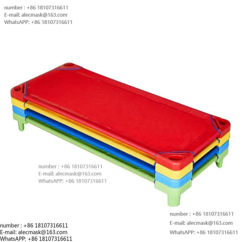 Children's sleeping plastic stackable children's bed
Children's sleeping plastic stackable children's bed