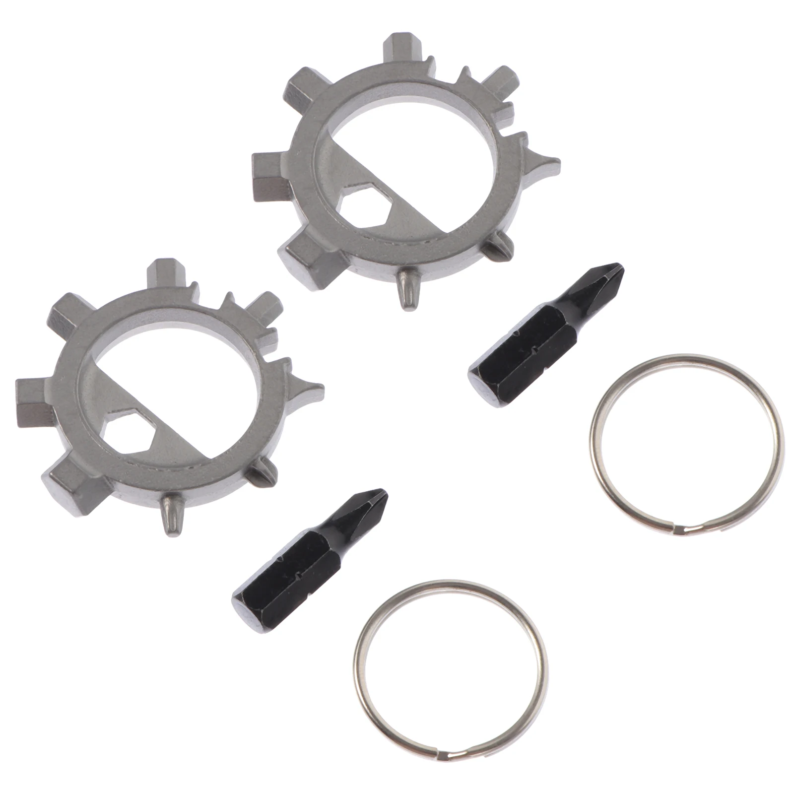 2pcs Stainless Steel Multi-Function Screwdriver Portable Bolt Driver For Bike Repair Outdoor Tools Silver Durable Compact Auto 
2pcs Stainless Steel Multi-Function Screwdriver Portable Bolt Driver For Bike Repair Outdoor Tools Silver Durable Compact Auto