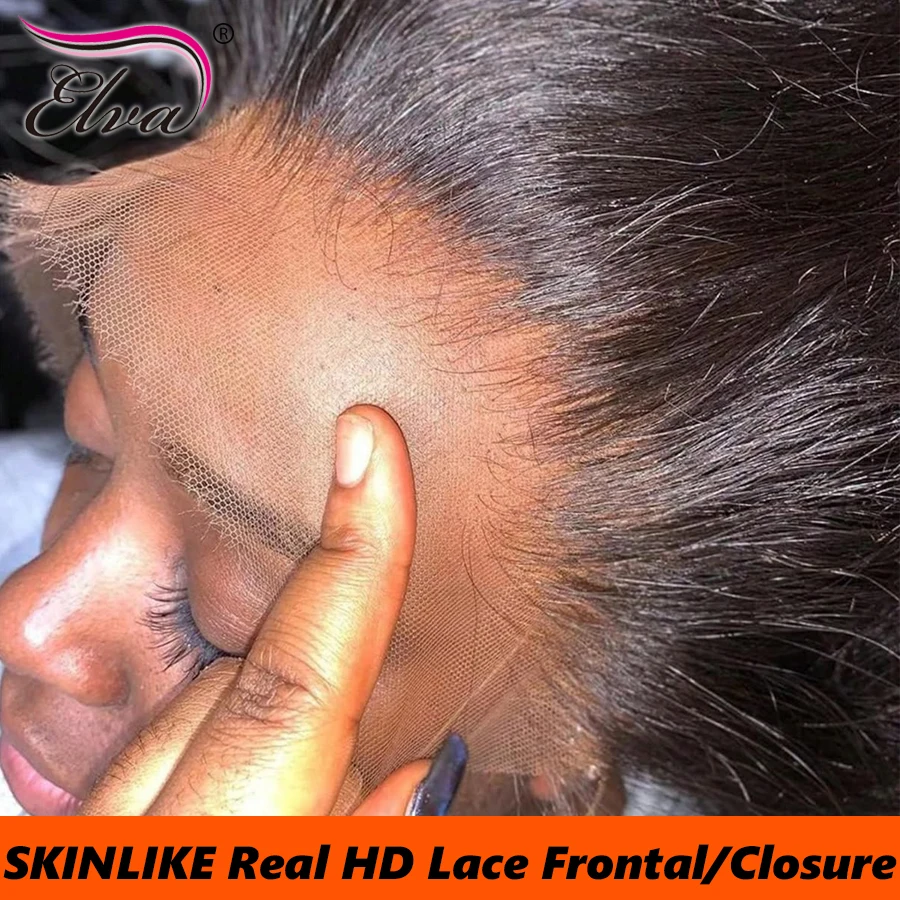 Elva Hair Skinlike Real HD Lace Melt Skins 5x5 HD Lace Closure Pre Plucked Hairline 13X4 13x6 HD Lace Frontal Closure Small Knots
Elva Hair Skinlike Real HD Lace Melt Skins 5x5 HD Lace Closure Pre Plucked Hairline 13X4 13x6 HD Lace Frontal Closure Small Knots