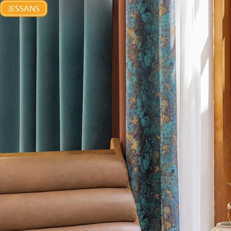 New Three-dimensional Relief Flower Jacquard Splicing Thickened Blackout Curtains for Living Room Bedroom Balcony French Window
New Three-dimensional Relief Flower Jacquard Splicing Thickened Blackout Curtains for Living Room Bedroom Balcony French Window