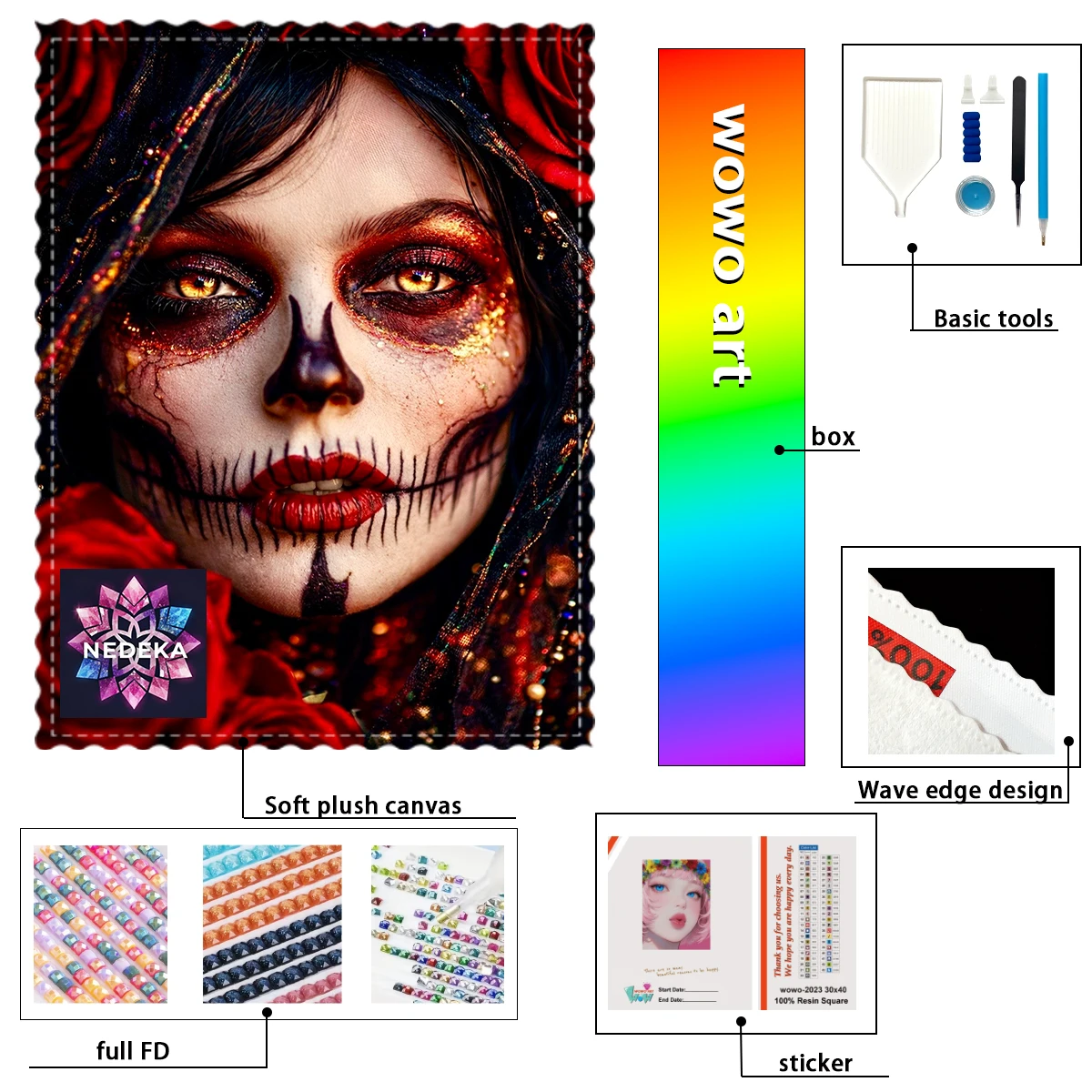 【NEDEKA_ Diamond Art】Niña con ojos dorados profundos Crystal AB Rhinestone FD Rhinestone Perfect Resin Diamond
【NEDEKA_ Diamond Art】Niña con ojos dorados profundos Crystal AB Rhinestone FD Rhinestone Perfect Resin Diamond