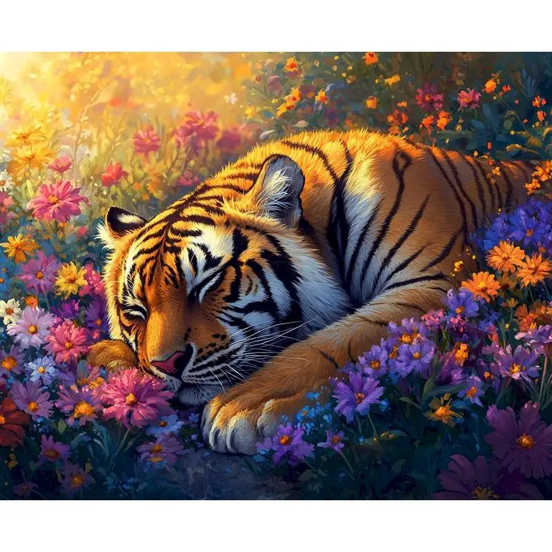 GATYZTORY Oil Painting By Numbers Handicraft Tiger Animals Painting Numbers Artwork For Adults Gift Picture Paint Home Decors
GATYZTORY Oil Painting By Numbers Handicraft Tiger Animals Painting Numbers Artwork For Adults Gift Picture Paint Home Decors