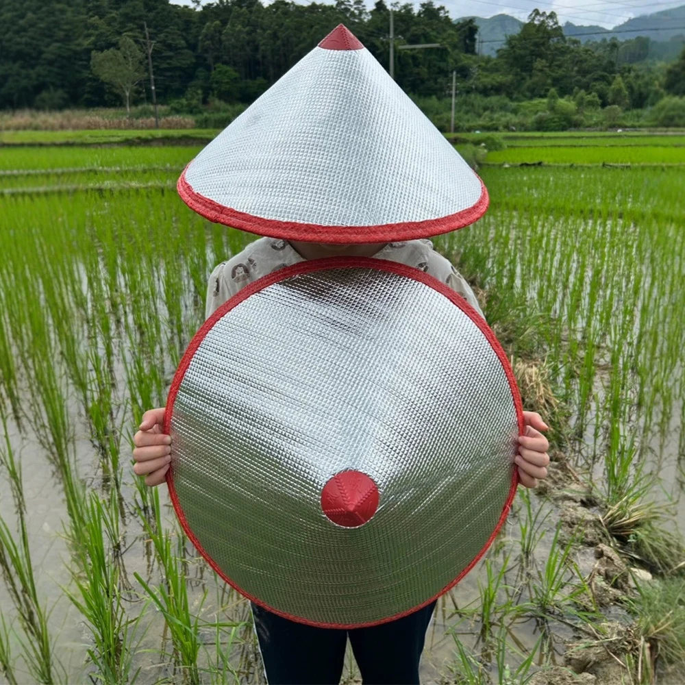 New Heat Insulation Bamboo Weave Hat Cloak thi Wide Brim Tea Picking Cap Rain Resistant Thickened Sun Hats Unisex
New Heat Insulation Bamboo Weave Hat Cloak thi Wide Brim Tea Picking Cap Rain Resistant Thickened Sun Hats Unisex