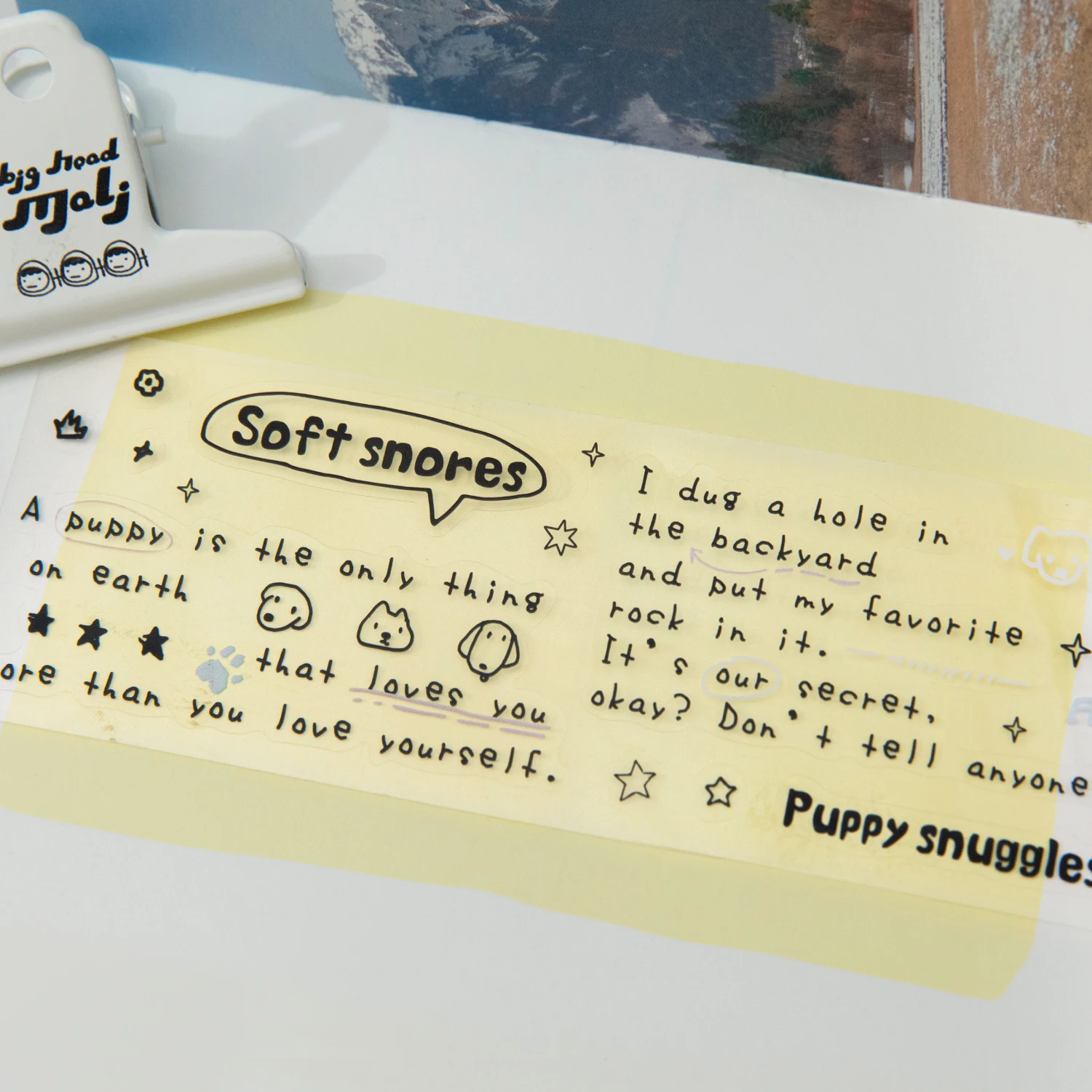 Mr. Paper Retro Line Text Sticker Tape 1 roll 2 meters in length 5cm width motivational text tape, home ledger decoration gift
Mr. Paper Retro Line Text Sticker Tape 1 roll 2 meters in length 5cm width motivational text tape, home ledger decoration gift