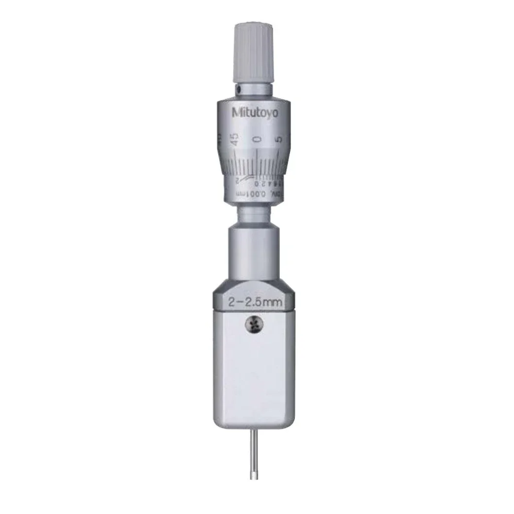 To Mitutoyo 368-001 Holtest Vernier Inside Micrometer, Two-Point, 2-2.5mm Range, 0.001mm Graduation, +/-0.002mm Accuracy 
To Mitutoyo 368-001 Holtest Vernier Inside Micrometer, Two-Point, 2-2.5mm Range, 0.001mm Graduation, +/-0.002mm Accuracy