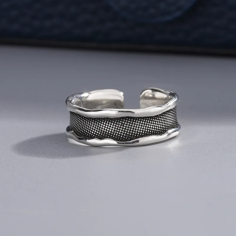 925 Sterling Silver Luxury Jewelry Irregular Vintage Rings For Women Ladies Accessories Wholesale Jewellery Allergy
925 Sterling Silver Luxury Jewelry Irregular Vintage Rings For Women Ladies Accessories Wholesale Jewellery Allergy