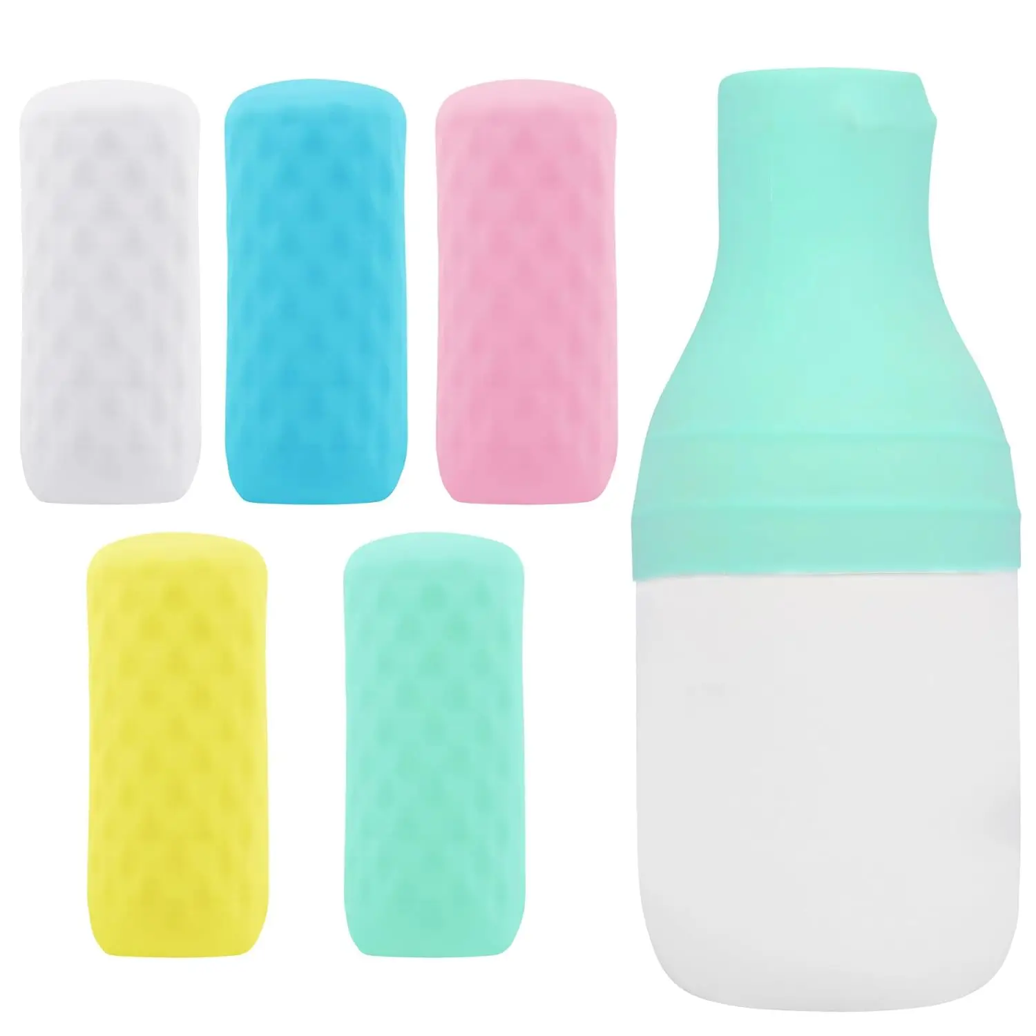 5 Pack Silicone Bottle Covers, Leak Proof Travel Sleeves for Toiletries, Cruise & Beach Essentials
5 Pack Silicone Bottle Covers, Leak Proof Travel Sleeves for Toiletries, Cruise & Beach Essentials