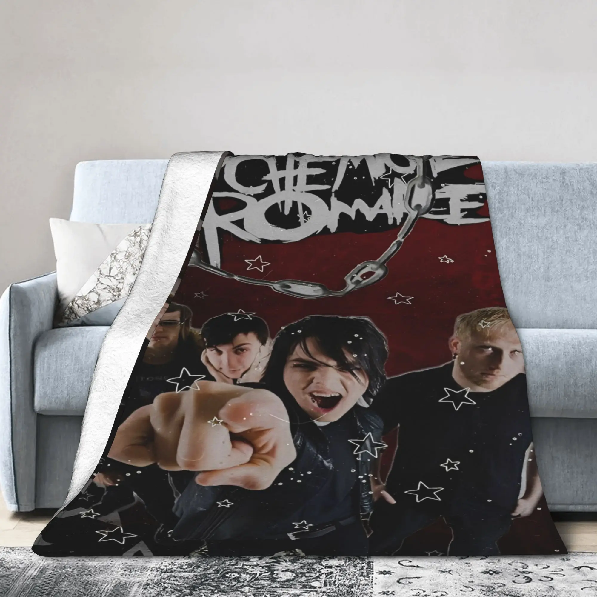 My Chemical Romance Blanket Coral Fleece Plush Music Rock Band Ultra-Soft Throw Blanket for Outdoor Travel Bedroom Quilt
My Chemical Romance Blanket Coral Fleece Plush Music Rock Band Ultra-Soft Throw Blanket for Outdoor Travel Bedroom Quilt