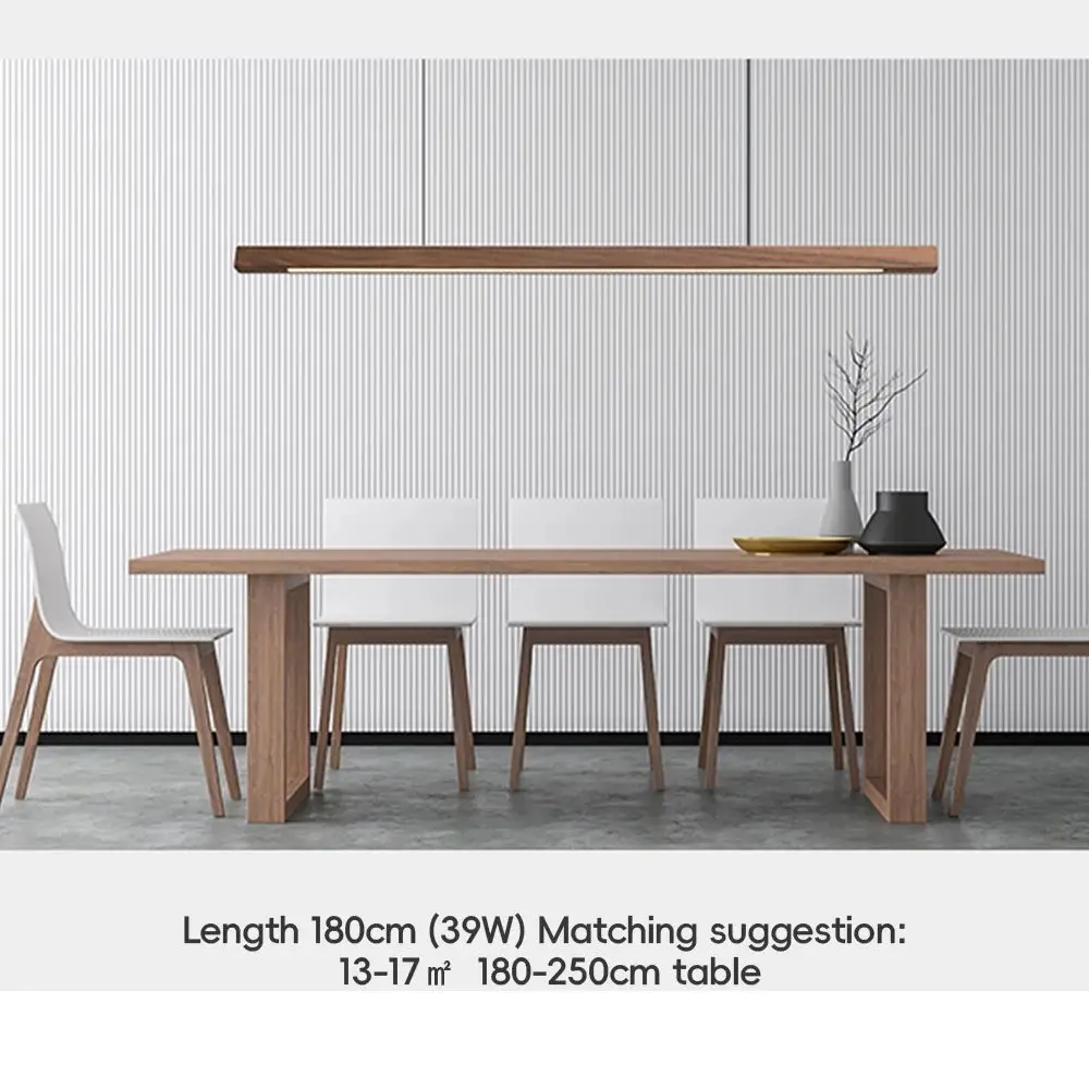 LED Hand Sweep Sensor Pendant Light Black Walnut Wood Modern Hanging Lamps for Dining Living Room Kitchen Office Celling Lamp LED Hand Sweep Sensor Pendant Light Black Walnut Wood Modern Hanging Lamps for Dining Living Room Kitchen Office Celling Lamp