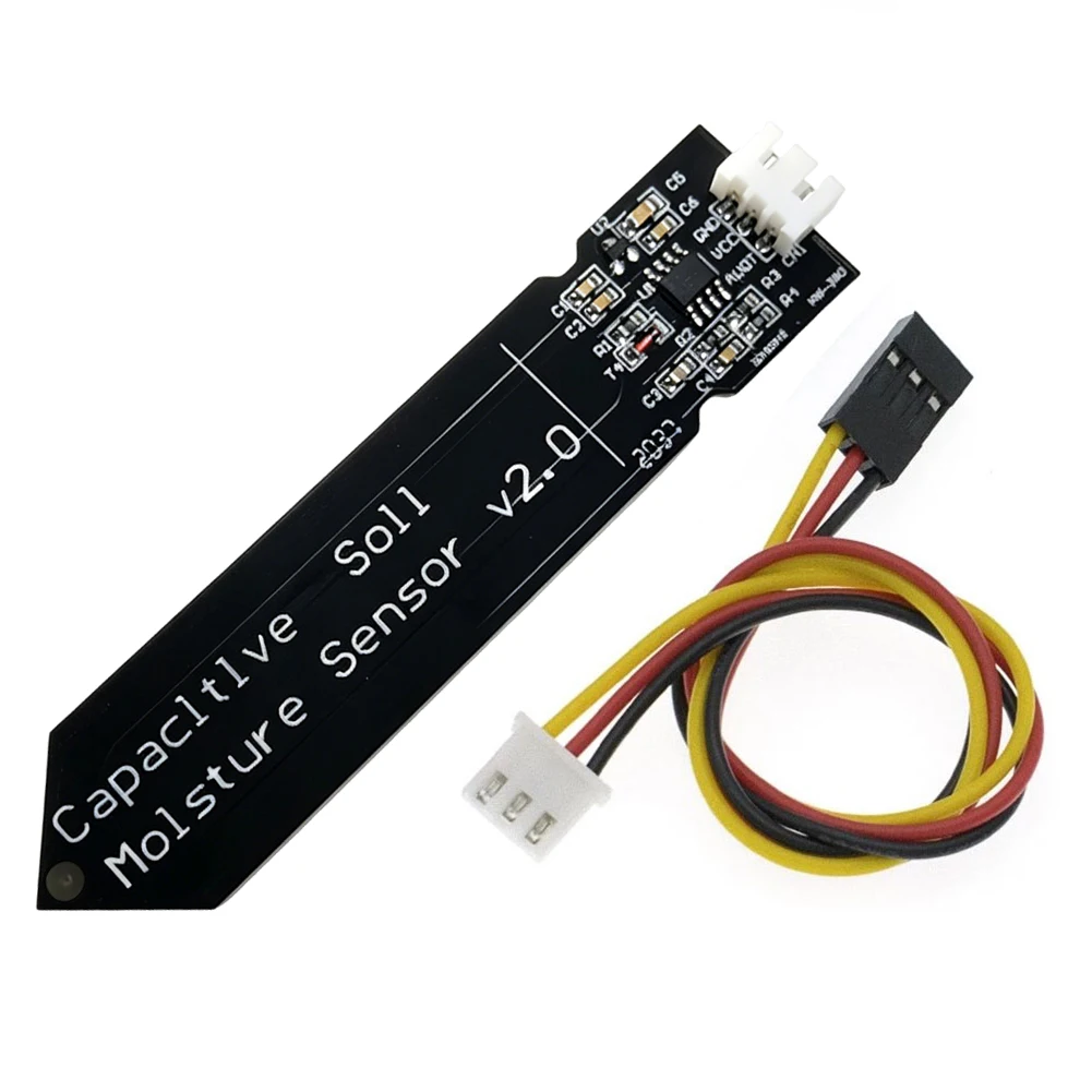 Capacitive Soil Moisture Sensor Module Corrosion Resistant Soil Humidity Moisture Sensor Module W/ Gravity for Arduino
Capacitive Soil Moisture Sensor Module Corrosion Resistant Soil Humidity Moisture Sensor Module W/ Gravity for Arduino