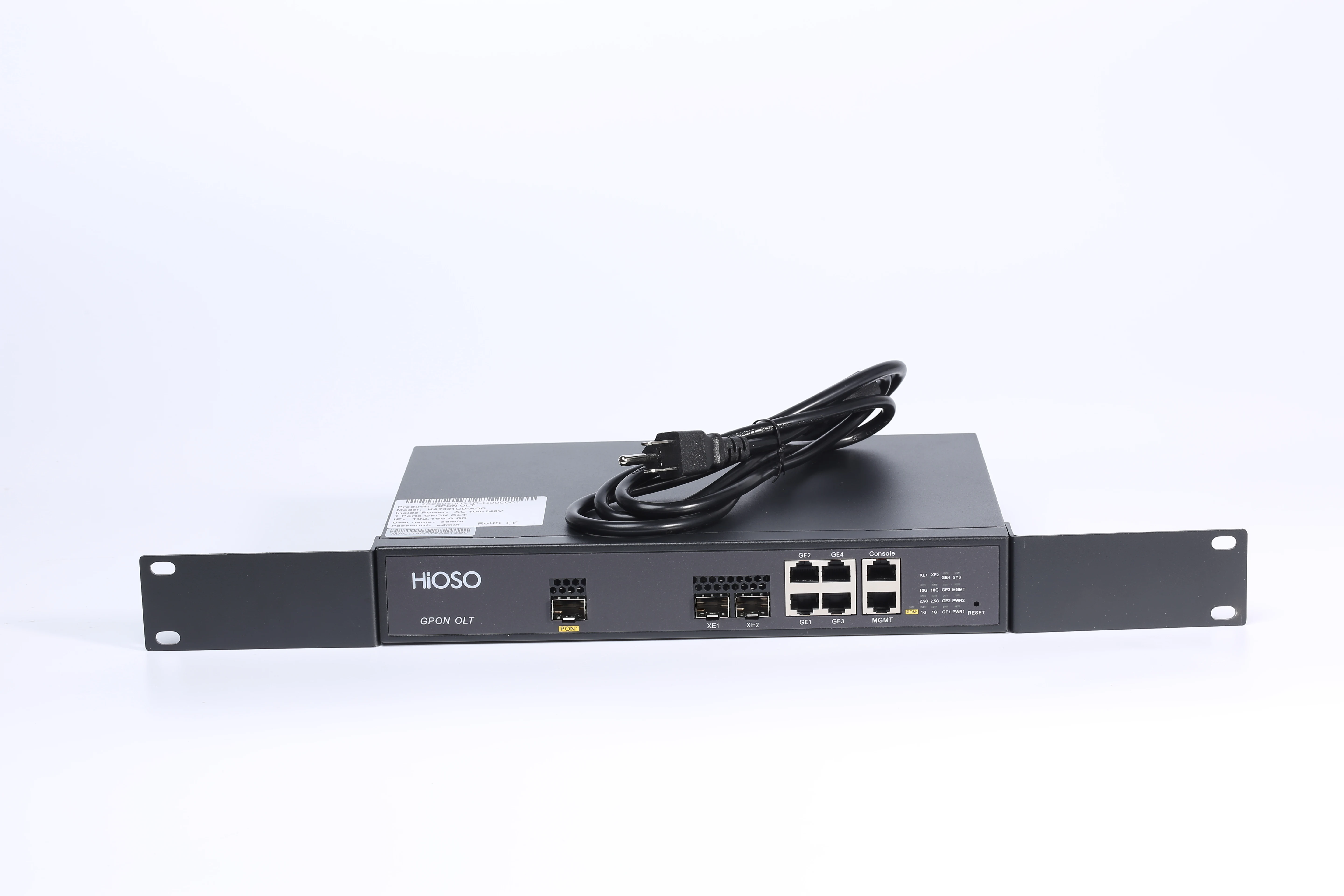 HiOSO Brand New Model 1PON Gpon Supports 1 GPON port and 128 ONUs 1AC+ 1DC Power Supply
HiOSO Brand New Model 1PON Gpon Supports 1 GPON port and 128 ONUs 1AC+ 1DC Power Supply