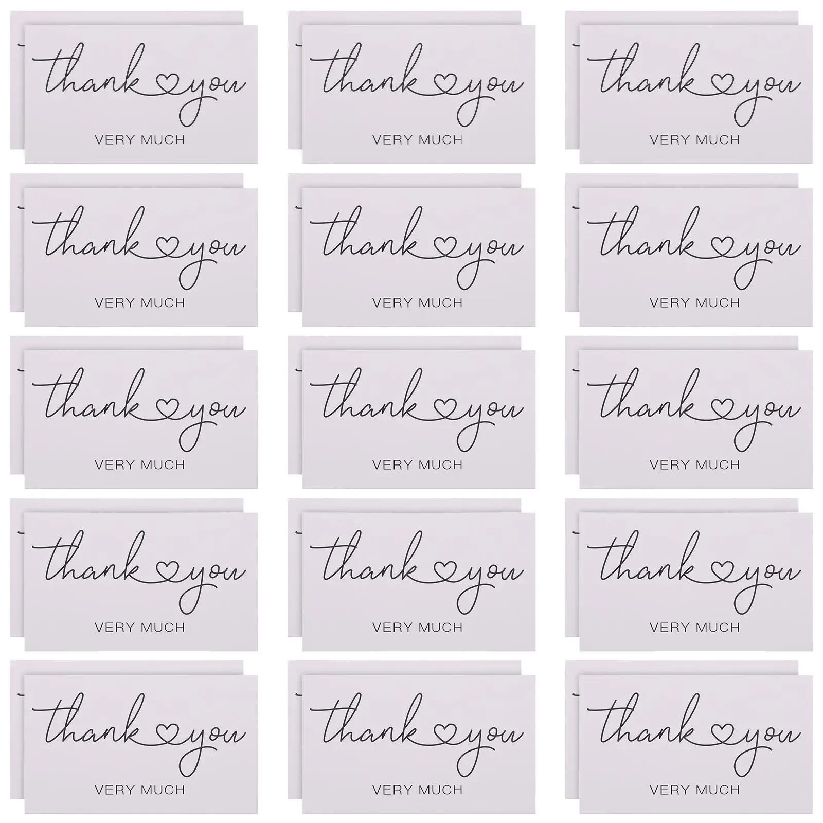 150 Pcs Thank You Cards with Envelopes Packaging for Small Business Paper Post Office
150 Pcs Thank You Cards with Envelopes Packaging for Small Business Paper Post Office