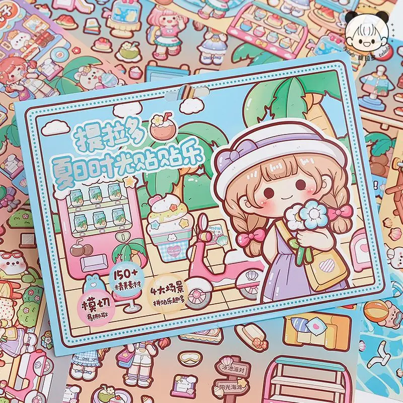 Telado Summer Time Sticker Music Scene Handheld Account Sticker Girl Children's Quiet Book Handheld Account Sticker
Telado Summer Time Sticker Music Scene Handheld Account Sticker Girl Children's Quiet Book Handheld Account Sticker