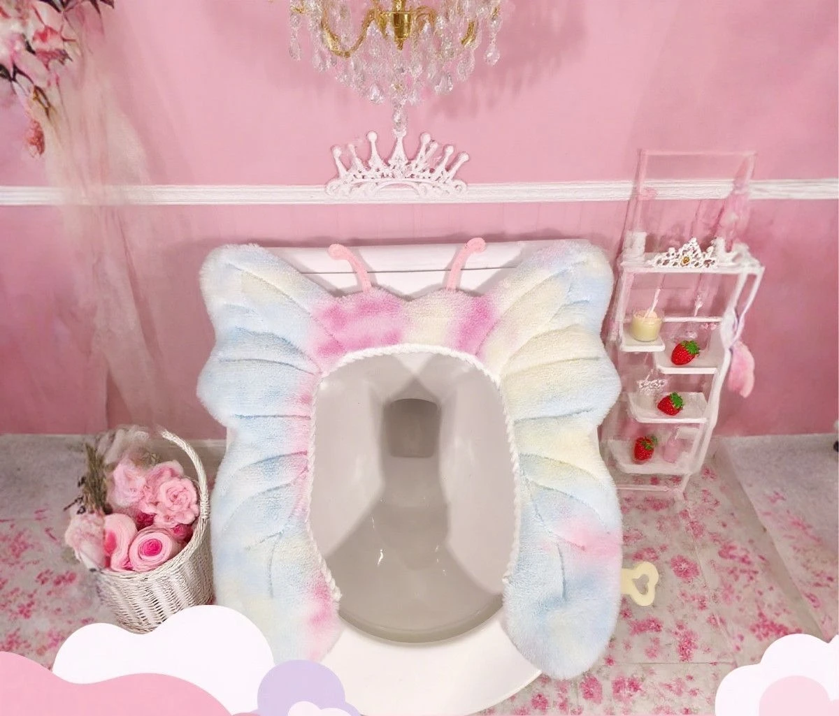 Colorful Butterfly Thick Universal Toilet Seat Cover Four Seasons Universal No Wash Mat Home Washable Wipeable Toilet Seat Ring
Colorful Butterfly Thick Universal Toilet Seat Cover Four Seasons Universal No Wash Mat Home Washable Wipeable Toilet Seat Ring