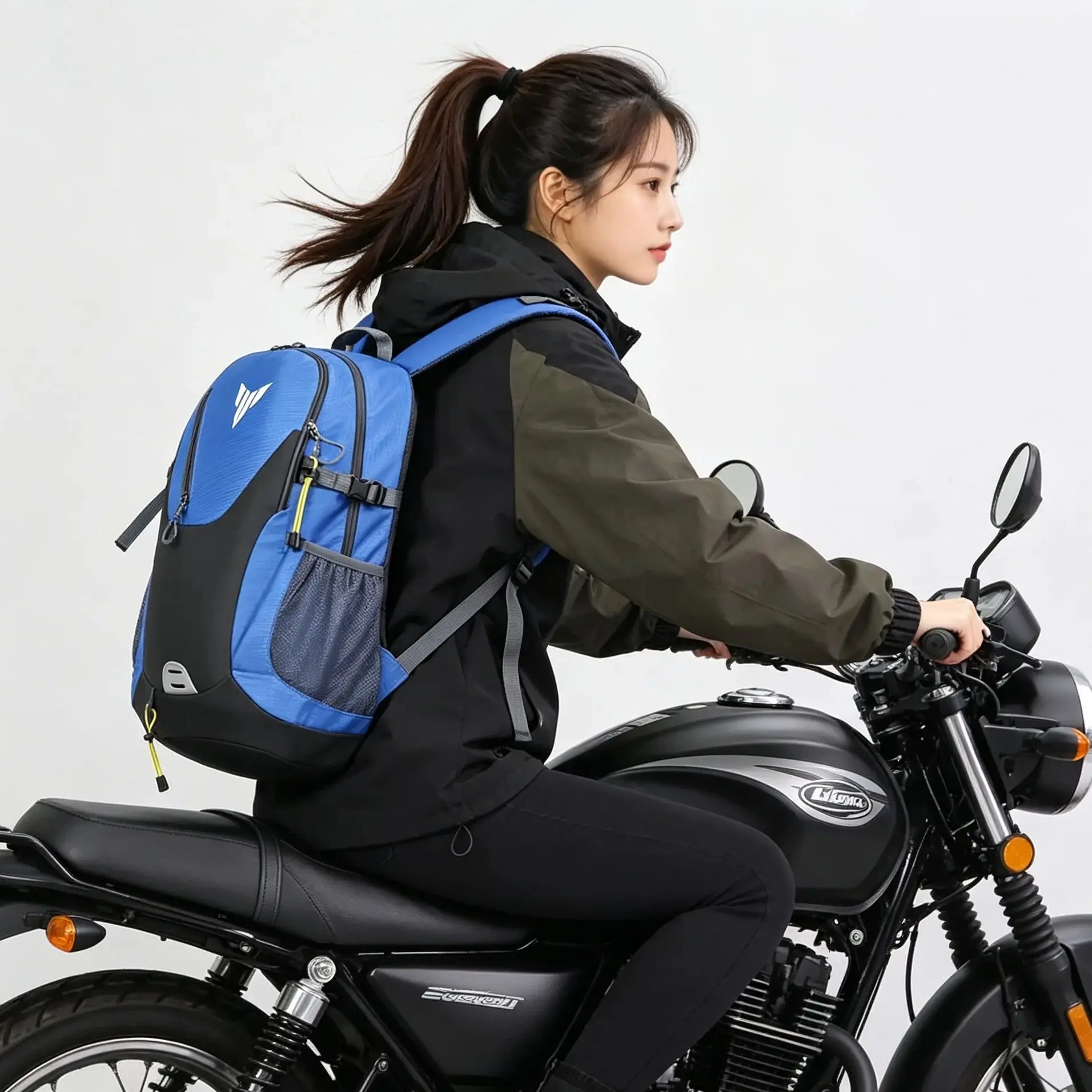 40L Waterproof Motorcycle Backpack for YAMAHA MT01 / MT03 / MT07 / MT09 / MT10 – Lightweight Large Travel Bag, Riding Accessorie
40L Waterproof Motorcycle Backpack for YAMAHA MT01 / MT03 / MT07 / MT09 / MT10 – Lightweight Large Travel Bag, Riding Accessorie