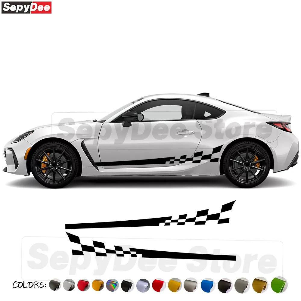 2 шт. наклейки на боковые полосы автомобиля для SUBARU BRZ Coupe TS клетчатая графика виниловая наклейка автомобильные аксессуары
2 шт. наклейки на боковые полосы автомобиля для SUBARU BRZ Coupe TS клетчатая графика виниловая наклейка автомобильные аксессуары