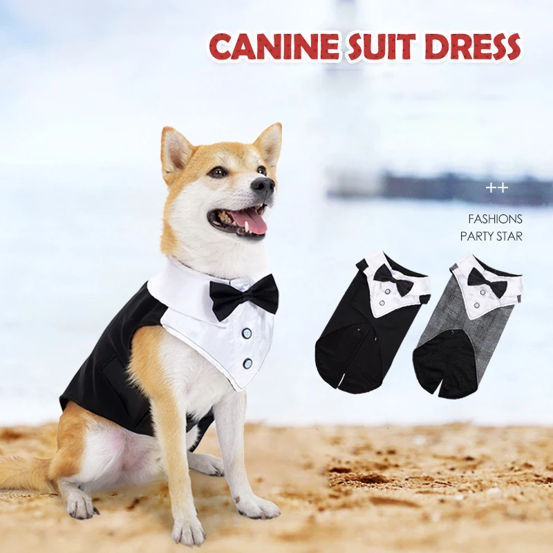 Handsome Gentleman Dog Tuxedo Suit Personalized Towable Wedding Party Birthday Western Formal Dog Dress Small Large Dog Costume
Handsome Gentleman Dog Tuxedo Suit Personalized Towable Wedding Party Birthday Western Formal Dog Dress Small Large Dog Costume