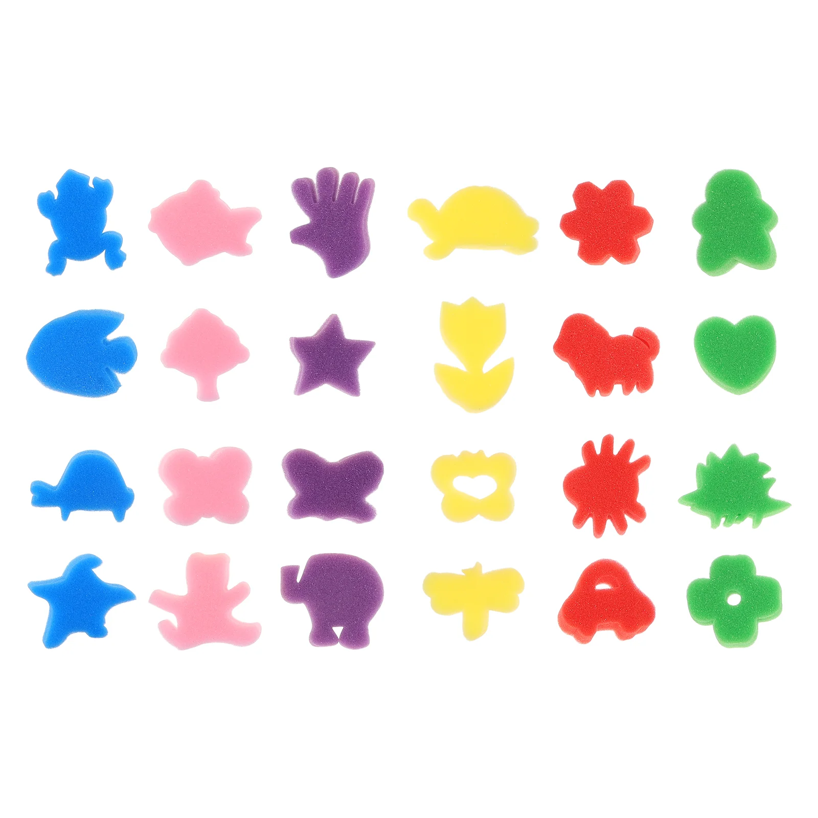 48 Pcs Sponge Brush Painting Educational Sponges Children DIY Colorful Cartoon Stamps Preschool
48 Pcs Sponge Brush Painting Educational Sponges Children DIY Colorful Cartoon Stamps Preschool