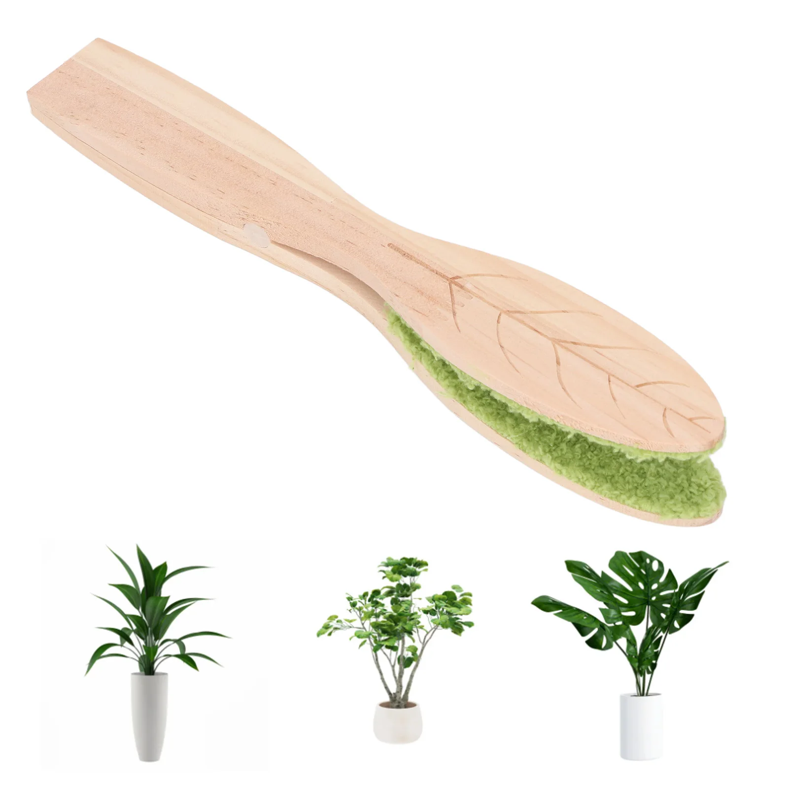 Portable Leaf Cleaning Tongs Wood Handle Fiber Cloth Cleaning Tool For Indoor Courtyard Plant Leaves
Portable Leaf Cleaning Tongs Wood Handle Fiber Cloth Cleaning Tool For Indoor Courtyard Plant Leaves