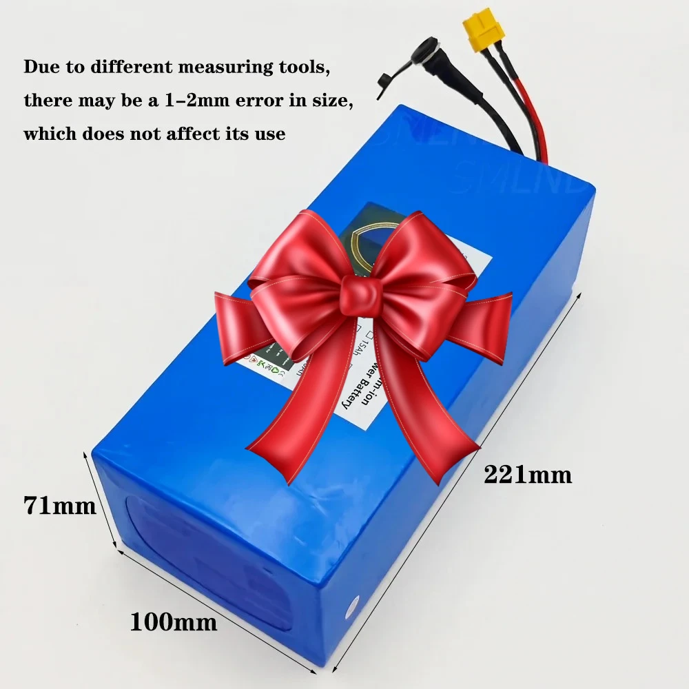 New 36V 21700 10S4P lithium battery pack, 20Ah 1000W high-power built-in BMS,various energy storage backup
New 36V 21700 10S4P lithium battery pack, 20Ah 1000W high-power built-in BMS,various energy storage backup