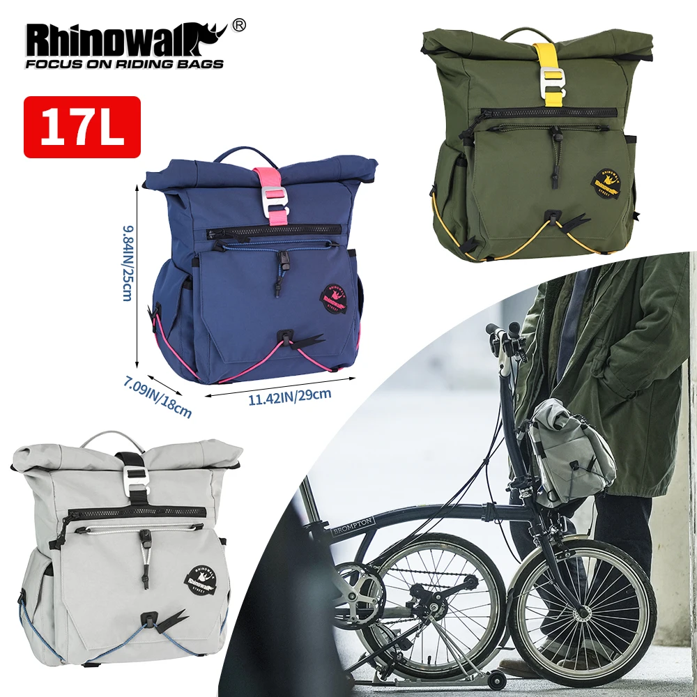 Rhinowalk Folding Bike Handlebar Bag 17L Bicycle Front Basket Storage Bag For Brompton Dahon Cycling Backpack Bike Accessories
Rhinowalk Folding Bike Handlebar Bag 17L Bicycle Front Basket Storage Bag For Brompton Dahon Cycling Backpack Bike Accessories