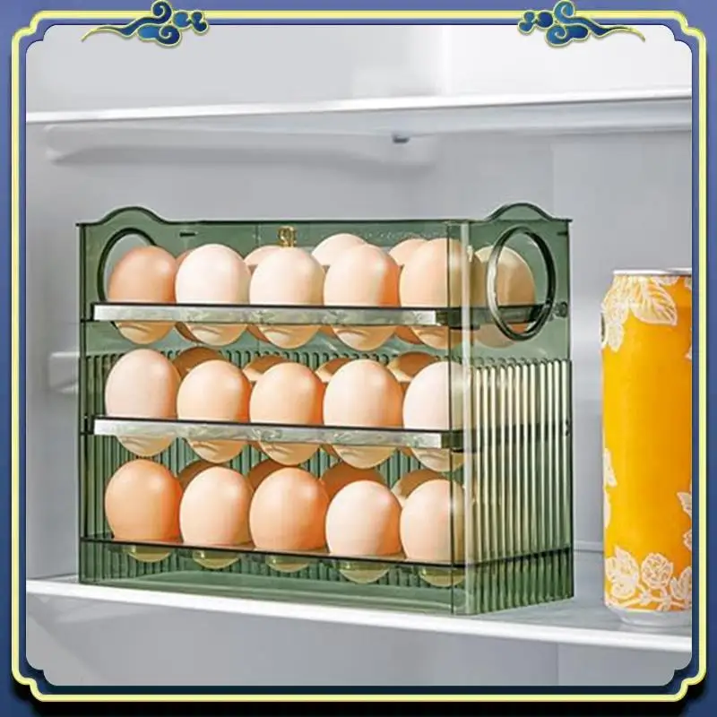 Egg Basket Egg Rack Transparent Egg Storage Box Refrigerator Storage Side Door Storage Box Household Three-Layer Egg Box Durable
Egg Basket Egg Rack Transparent Egg Storage Box Refrigerator Storage Side Door Storage Box Household Three-Layer Egg Box Durable