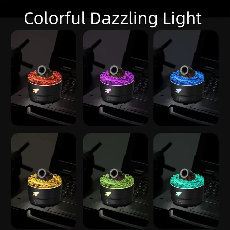 Мини-увлажнитель воздуха USB 200 мл, креативная машина для ароматерапии с батареей вулкана, домашний настольный диффузор эфирного масла, красочный свет 
Мини-увлажнитель воздуха USB 200 мл, креативная машина для ароматерапии с батареей вулкана, домашний настольный диффузор эфирного масла, красочный свет