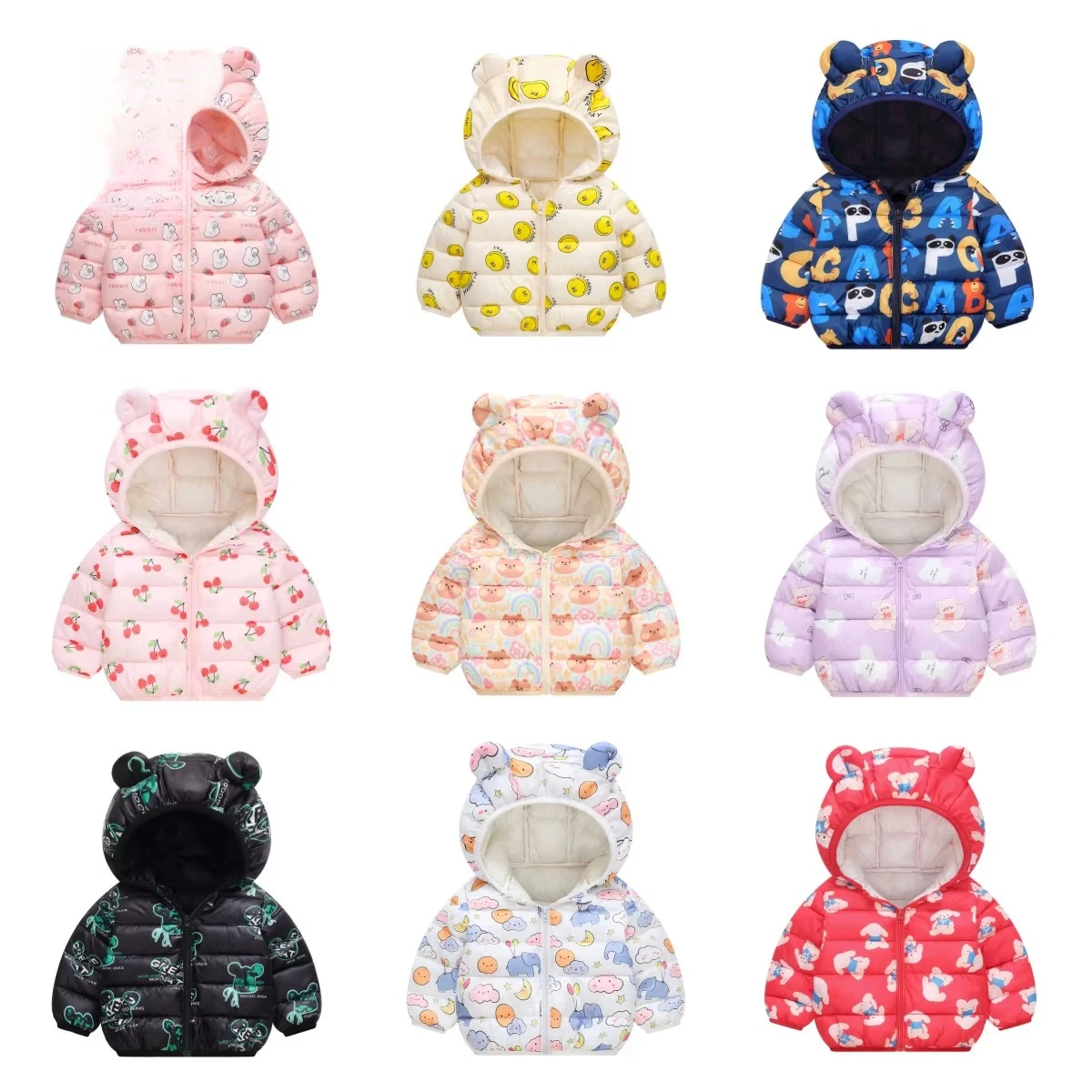 Autumn and Winter New Cartoon Children's Down Cotton Clothes Medium and Small Children's Cotton Clothes
Autumn and Winter New Cartoon Children's Down Cotton Clothes Medium and Small Children's Cotton Clothes