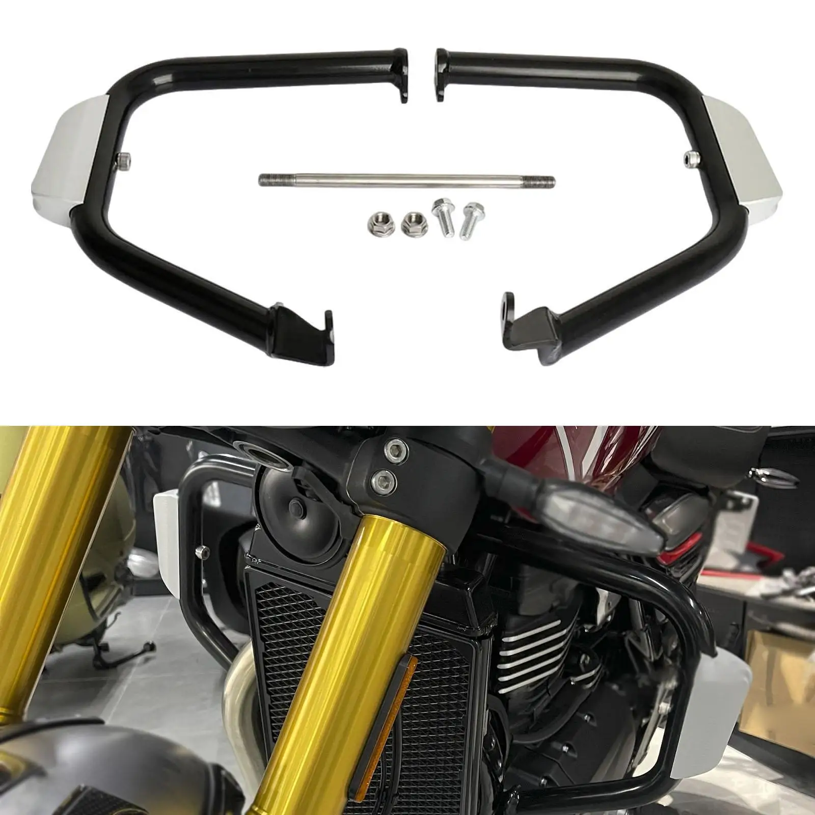 Motorcycle Engine Crash Bars Motorbike Accessories Heavy Duty Frame Falling Protector for Scrambler400x 2024 Speed400 2024
Motorcycle Engine Crash Bars Motorbike Accessories Heavy Duty Frame Falling Protector for Scrambler400x 2024 Speed400 2024