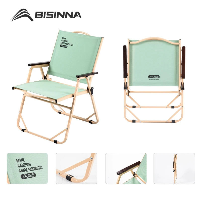 BISINNA Camping Chair Outdoor Portable Folding Chair Lightweight Foldable Relaxing Chairs For Garden Beach Hiking
BISINNA Camping Chair Outdoor Portable Folding Chair Lightweight Foldable Relaxing Chairs For Garden Beach Hiking
