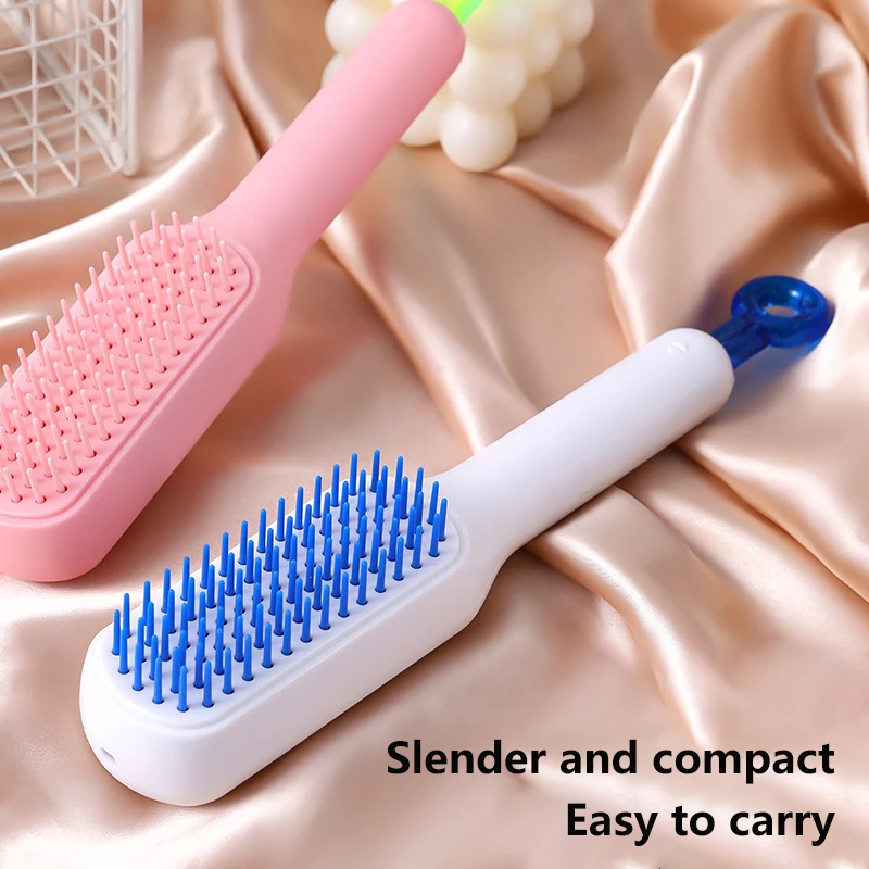 Новая портативная телескопическая расческа с зеркалом, самоочищающаяся щетка для волос, массажная антистатическая расческа для разглаживания волос, парикмахерские инструменты
Новая портативная телескопическая расческа с зеркалом, самоочищающаяся щетка для волос, массажная антистатическая расческа для разглаживания волос, парикмахерские инструменты