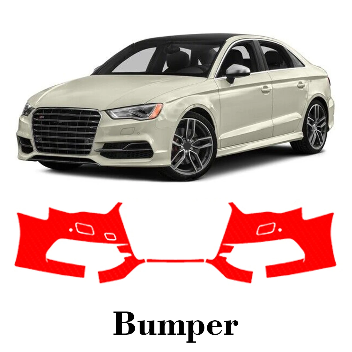Car Precut Paint Protection Film Front Bumper Anti-scratch Exterior TPU PPF For Audi S3 2014-2016
Car Precut Paint Protection Film Front Bumper Anti-scratch Exterior TPU PPF For Audi S3 2014-2016